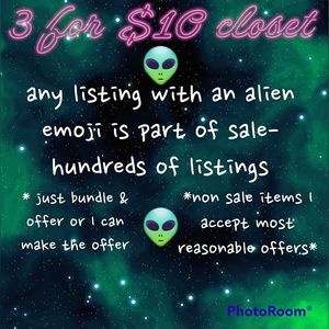 👽3/$10 CLOSET